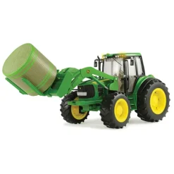 Fat Brain Toy 1/16 Big Farm John Deere 7330 with Bale Loader and Bale Discount