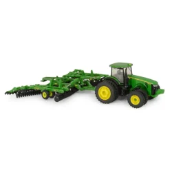 Fat Brain Toy 1/64 John Deere 8320R Tractor with John Deere 637 Disk Outlet