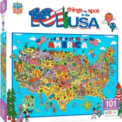Fat Brain Toy 101 Things To Spot In The USA - 101 pc Best