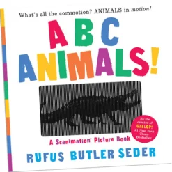 Fat Brain Toy ABC Animals! A Scanimation Picture Book New