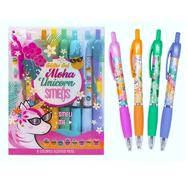Fat Brain Toy Aloha Unicorn Glitter Gel Smens 8-Pack Outlet