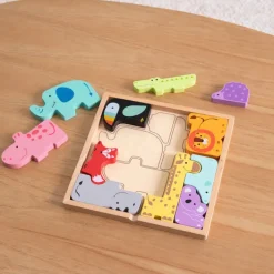 Fat Brain Toy Animal Block Puzzle Best