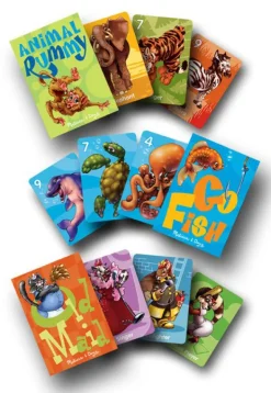 Fat Brain Toy Animal Card Games New
