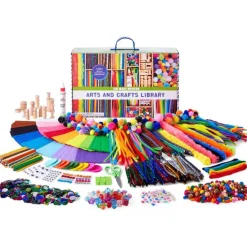 Fat Brain Toy Arts and Crafts Library - 1000+ Pieces Hot