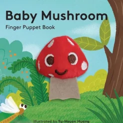Fat Brain Toy Baby Mushroom - Finger Puppet Book Fashion