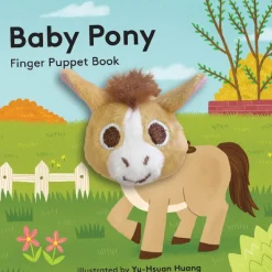 Fat Brain Toy Baby Pony Finger Puppet Book Fashion