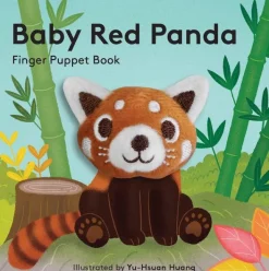 Fat Brain Toy Baby Red Panda - Finger Puppet Book Clearance