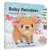 Fat Brain Toy Baby Reindeer Finger Puppet Book Clearance