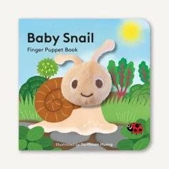 Fat Brain Toy Baby Snail - Finger Puppet Book Hot