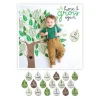 Fat Brain Toy Baby's First Year Blanket & Card Set - Here I Grow Again Clearance