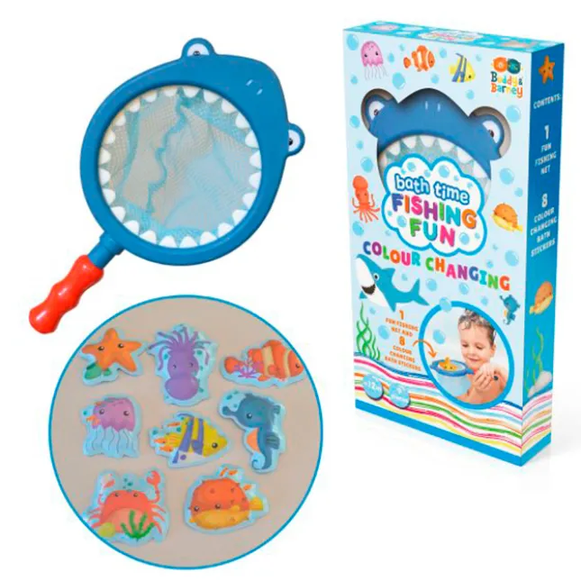 Fat Brain Toy Bath Time Color-Changing Fishing Fun Hot