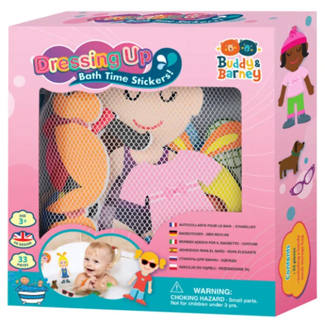 Fat Brain Toy Bath Time Stickers - Dressing Up Outlet