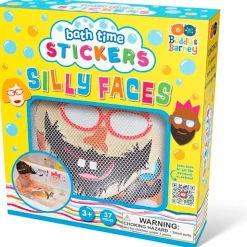 Fat Brain Toy Bath Time Stickers - Silly Faces Best