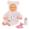 Fat Brain Toy Bebe Calin Loving Teddy Bear Doll - 12 inch Fashion