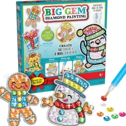 Fat Brain Toy Big Gem Diamond Painting - Holiday Hot