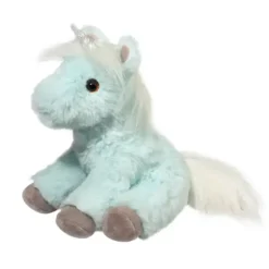 Fat Brain Toy Bonnie Ice Blue Unicorn Mini Soft - 6 inch Outlet