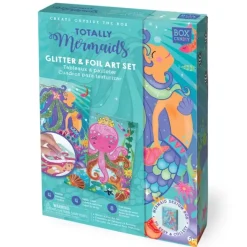 Fat Brain Toy Box CanDIY Totally Mermaids Glitter & Foil Art Set Fashion