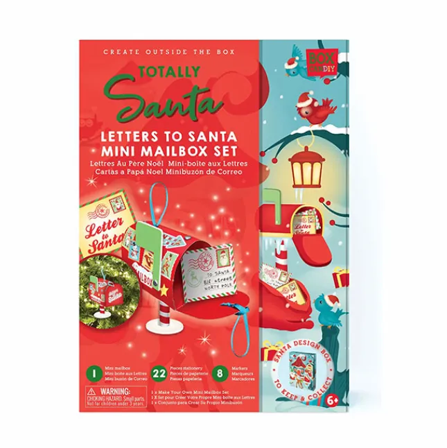 Fat Brain Toy Box CanDIY Totally Santa Letters to Santa Mini Mailbox Set Outlet