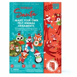 Fat Brain Toy Box CanDIY Totally Santa Make Your Own Felt Animal Ornaments Best