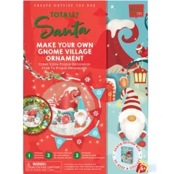 Fat Brain Toy Box CanDIY Totally Santa Make Your Own Gnome Village Ornament Fashion