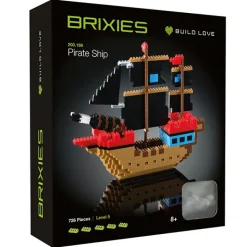 Fat Brain Toy Brixies Large Pirate Ship Fashion