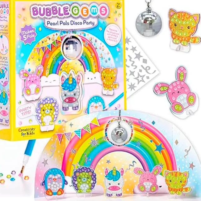 Fat Brain Toy Bubble Gems Pearl Pals Disco Party Outlet