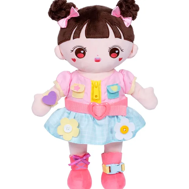 Fat Brain Toy Buckle N Learn Montessori Mia Doll Discount