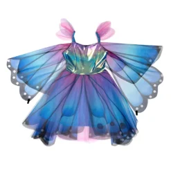 Fat Brain Toy Butterfly Twirl Dress & Wings Blue/Purple - Size 3-4 Sale