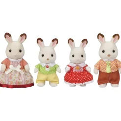 Fat Brain Toy Calico Critters - Chocolate Rabbit Family New