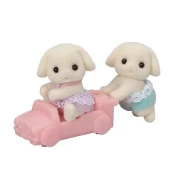 Fat Brain Toy Calico Critters - Flora Rabbit Twins Fashion
