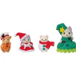 Fat Brain Toy Calico Critters - Happy Christmas Friends New
