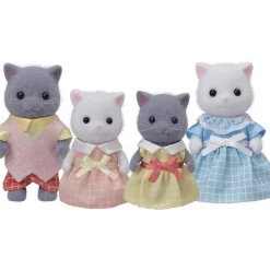 Fat Brain Toy Calico Critters - Persian Cat Family New