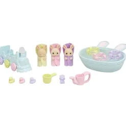 Fat Brain Toy Calico Critters - Triplets Baby Bathtime Set Discount