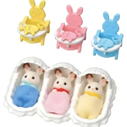 Fat Brain Toy Calico Critters - Triplets Care Set Hot