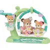 Fat Brain Toy Calico Critters Deer Babies - Floral Swing Set Clearance