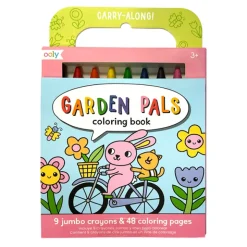 Fat Brain Toy Carry-Along Coloring Kit - Garden Pals Fashion