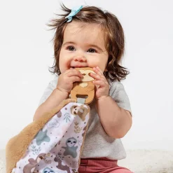 Fat Brain Toy Chewy Crew Teether Lovey New