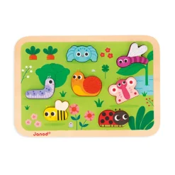 Fat Brain Toy Chunky Wooden Garden Puzzle Discount