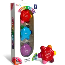 Fat Brain Toy Color Burst Grip Crayons New