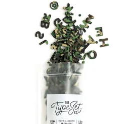 Fat Brain Toy Confetti Woodland Camo Soft Magnetic Letters Discount