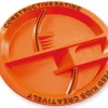 Fat Brain Toy Constructive Eating Construction Plate Fashion