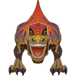 Fat Brain Toy DinoSoars DLX Nylon Kite - T-Rex New