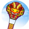 Fat Brain Toy Dragon Head Kite - 33 Foot Best
