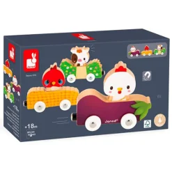 Fat Brain Toy Farm Magnetic Animal Cars Fashion