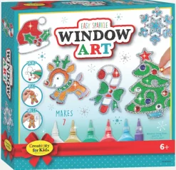 Fat Brain Toy Holiday Easy Sparkle Window Art Discount