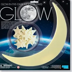 Fat Brain Toy 4M Glow in the Dark Moon & Star Kit Fashion