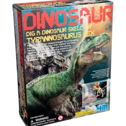 Fat Brain Toy 4M KidzLabs Dig a Dinosaur Skeleton Tyrannosaurus Rex Kit Online