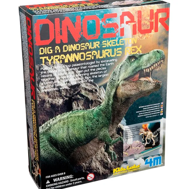 Fat Brain Toy 4M KidzLabs Dig a Dinosaur Skeleton Tyrannosaurus Rex Kit Online