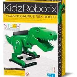 Fat Brain Toy 4M KidzRobotx Tyrannosaurus Rex Robot Kit New