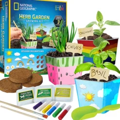 Fat Brain Toy National Geographic Herb Garden Growing Kit Outlet